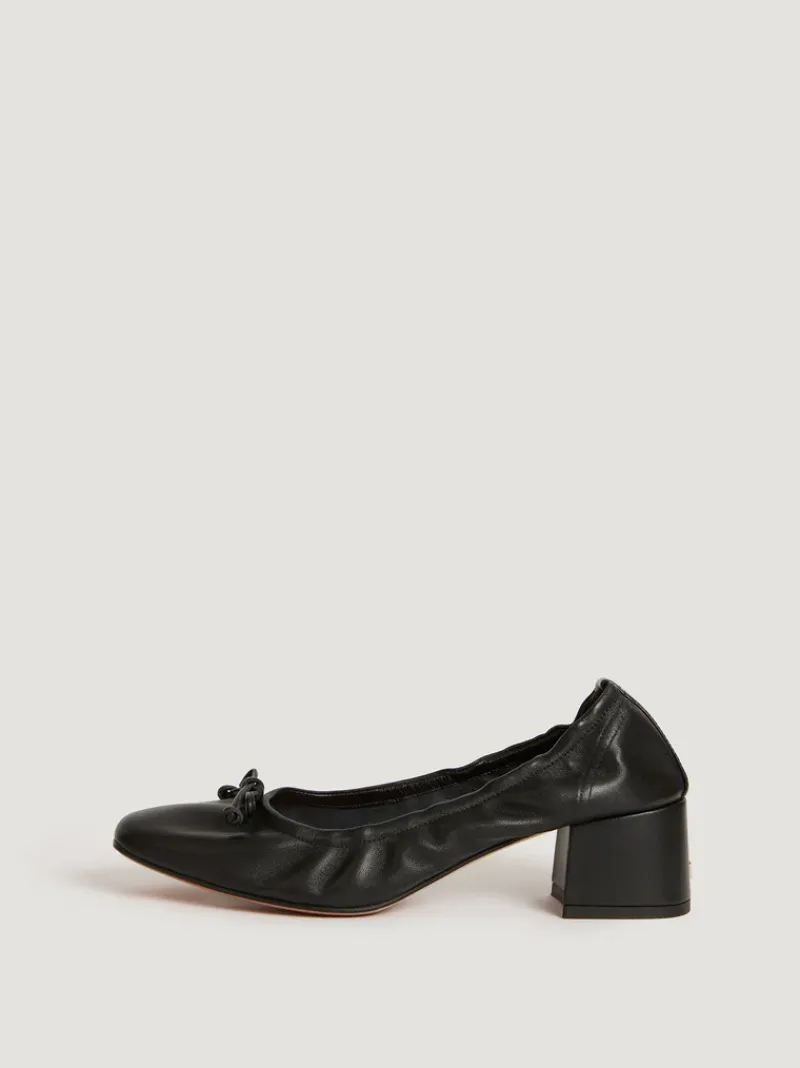 Rouje Ballerines NICOISE CuirNoir Sale