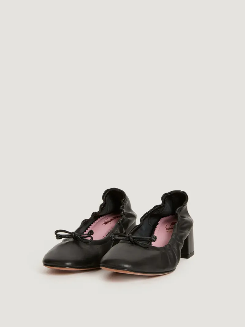 Rouje Ballerines NICOISE CuirNoir Sale
