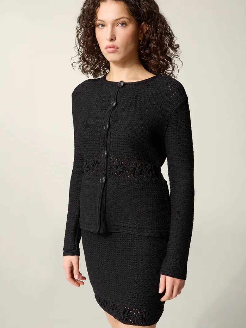 Rouje Cardigan ANGELIA UniNoir New
