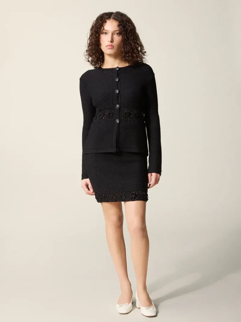 Rouje Cardigan ANGELIA UniNoir New