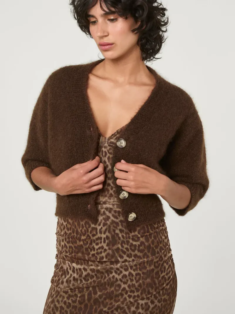 Rouje Cardigan NONO UniMarron Best