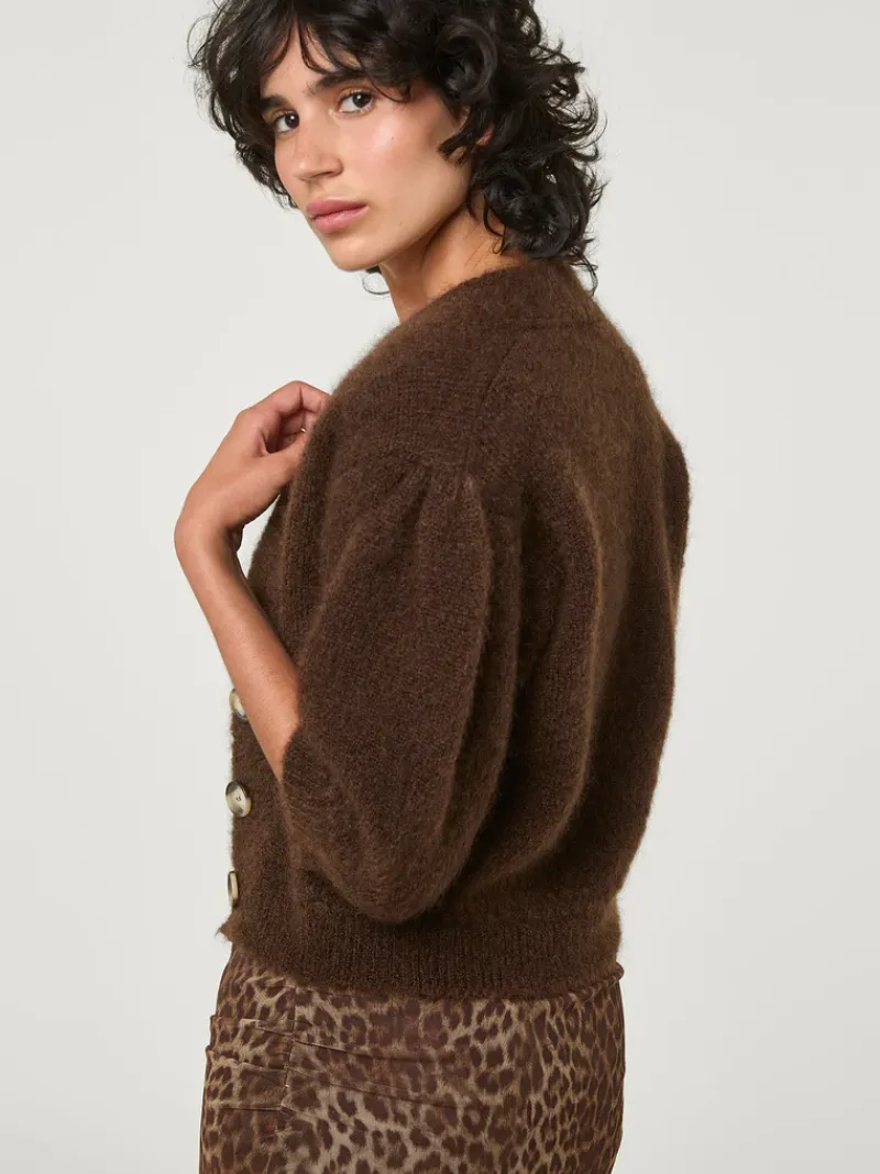 Rouje Cardigan NONO UniMarron Best