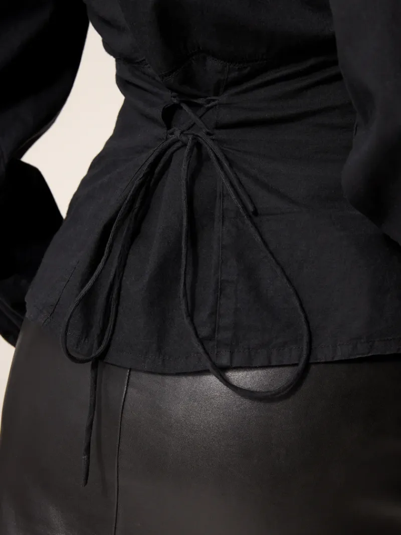 Rouje Chemise ANNETTE UniNoir Flash Sale