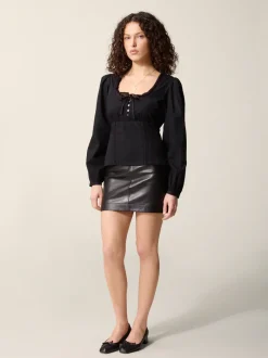 Rouje Chemise ANNETTE UniNoir Flash Sale