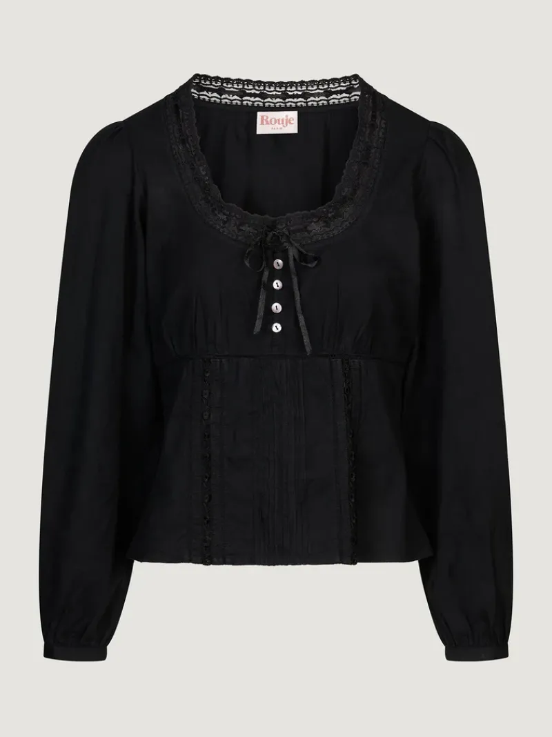 Rouje Chemise ANNETTE UniNoir Flash Sale