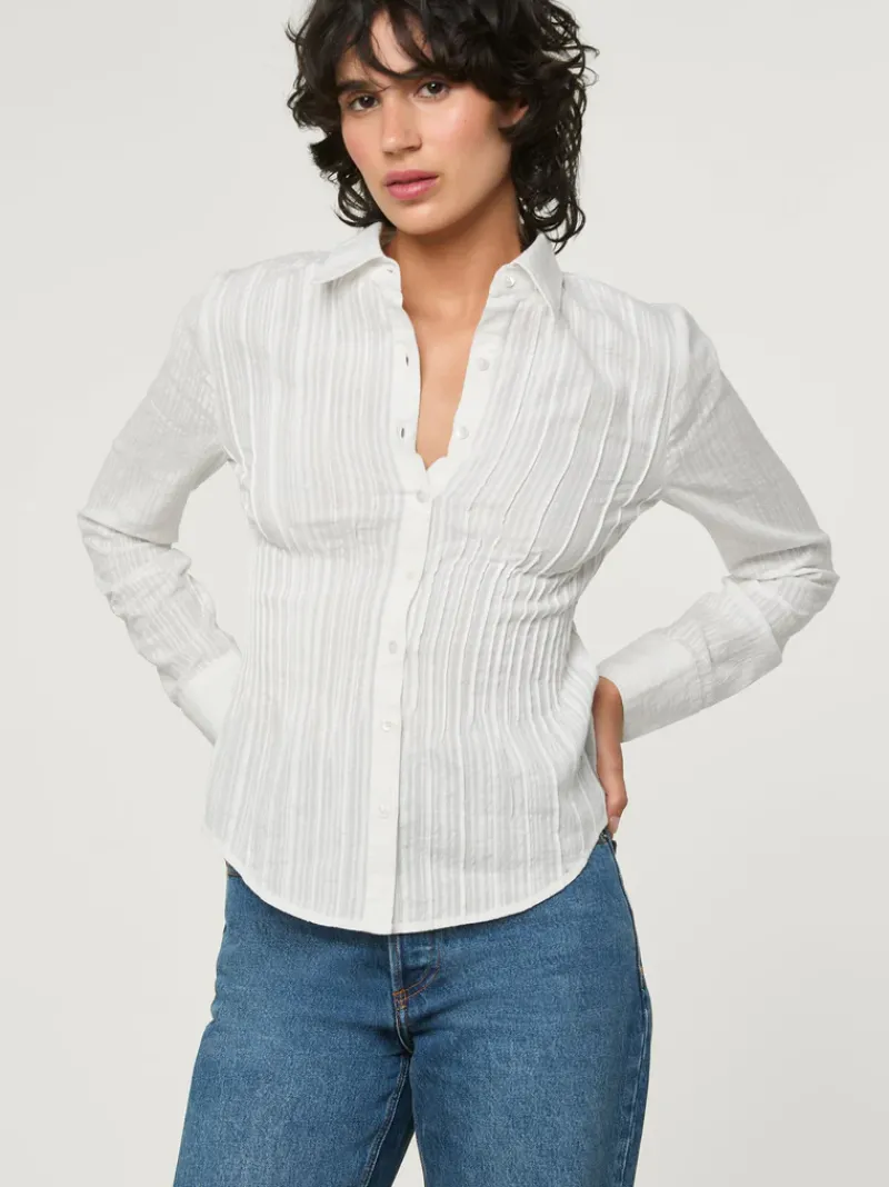 Rouje Chemise PALMY UniBlanc Cheap