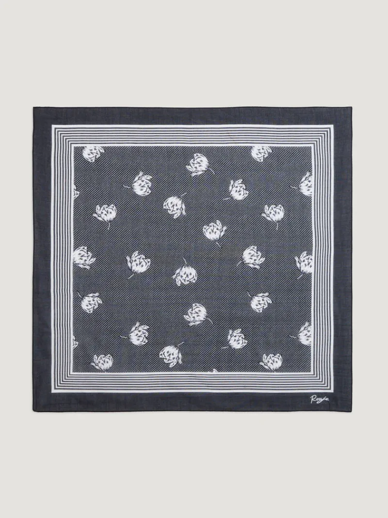 Rouje Foulard TANGUY CHAMPSDETULIPESMARINE Discount
