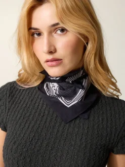 Rouje Foulard TANGUY CHAMPSDETULIPESMARINE Discount