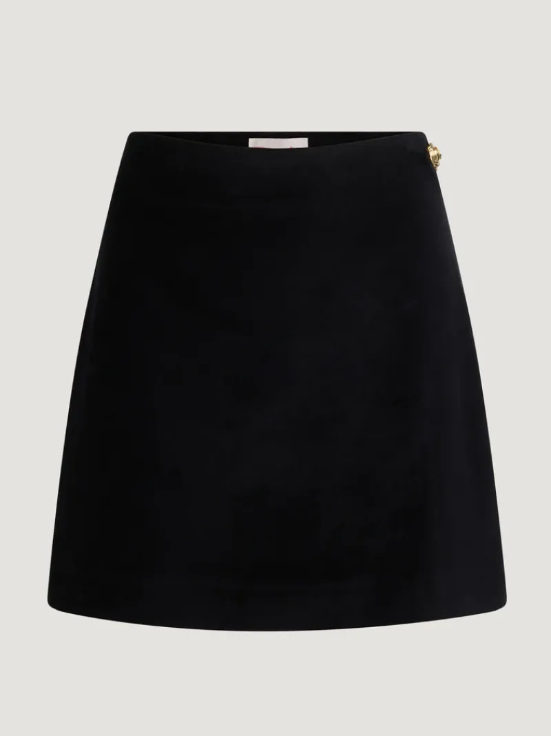 Rouje Jupe ODETTE VeloursNoir Fashion