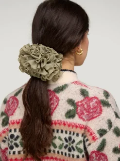 Rouje MAFALDA scrunchie Kaki Sale