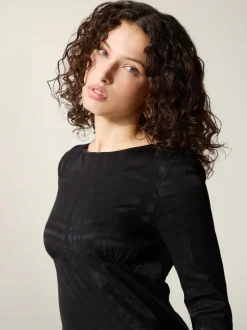 Rouje Robe ABIA BlackJacquard Outlet