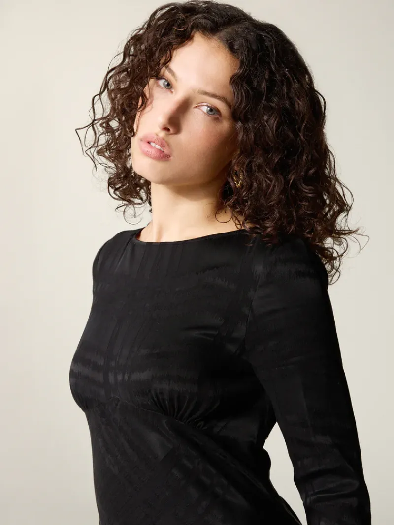 Rouje Robe ABIA BlackJacquard Outlet
