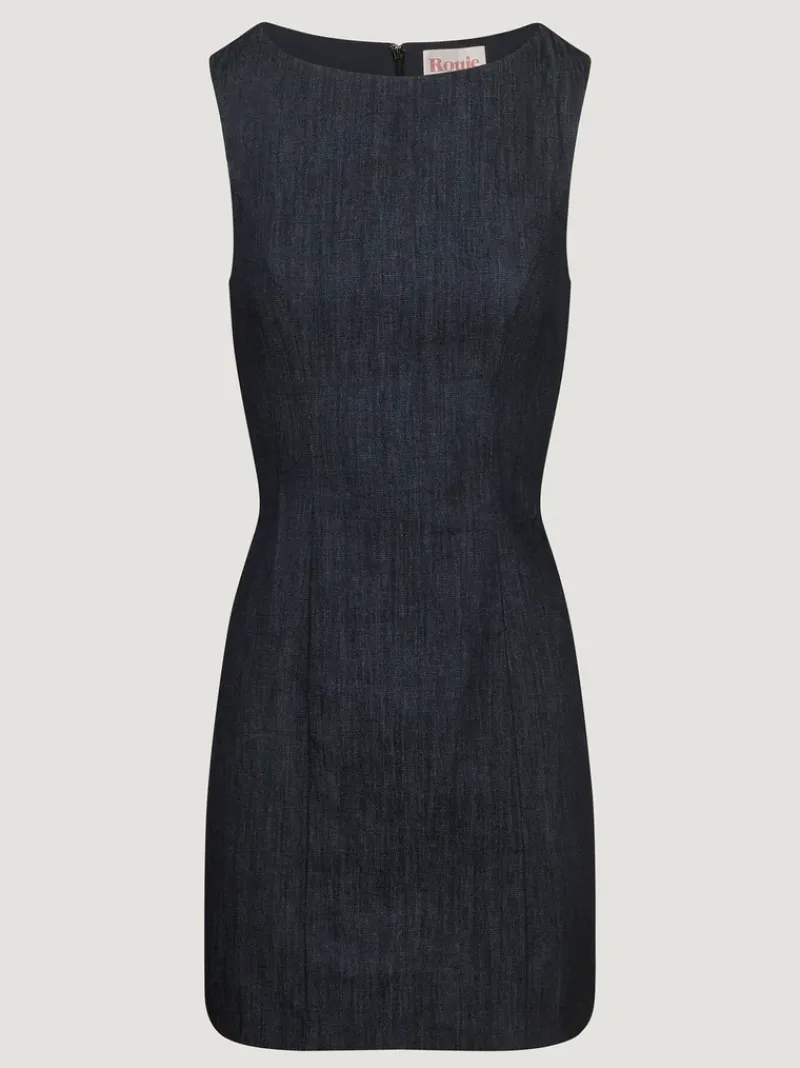 Rouje Robe ALBERTA DENIMINDIGO Discount