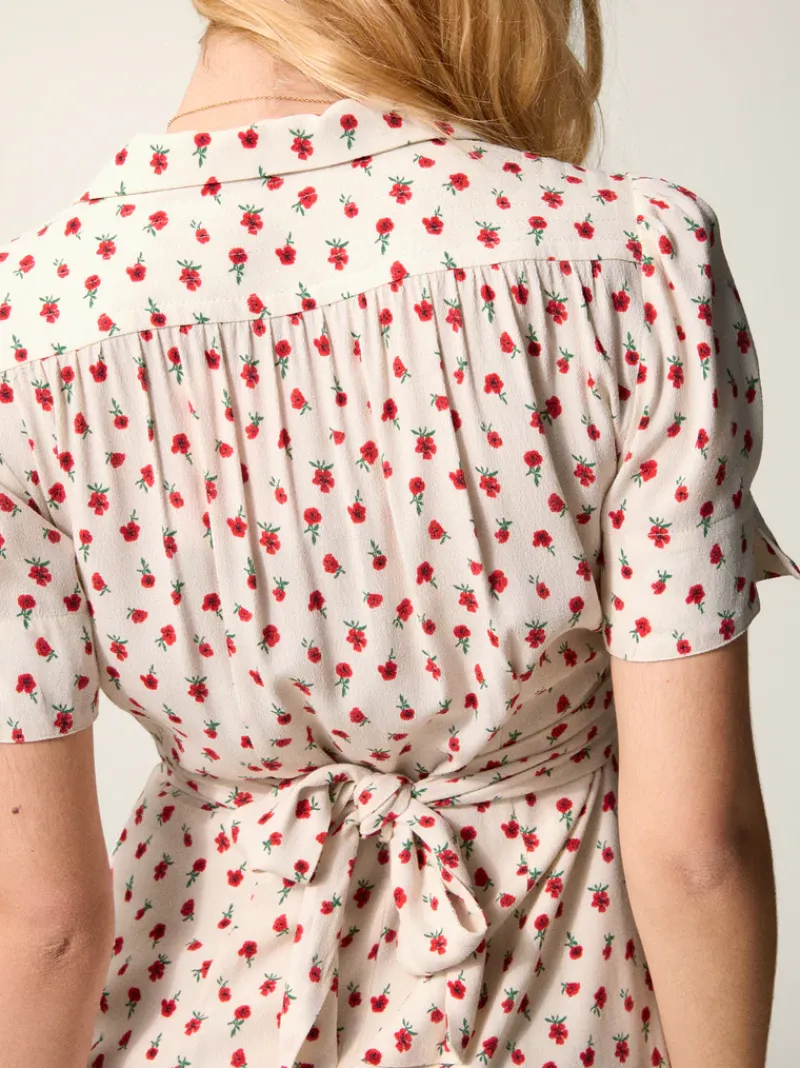 Rouje Robe ANAIS FLEURETTESAUVAGEECRU Hot
