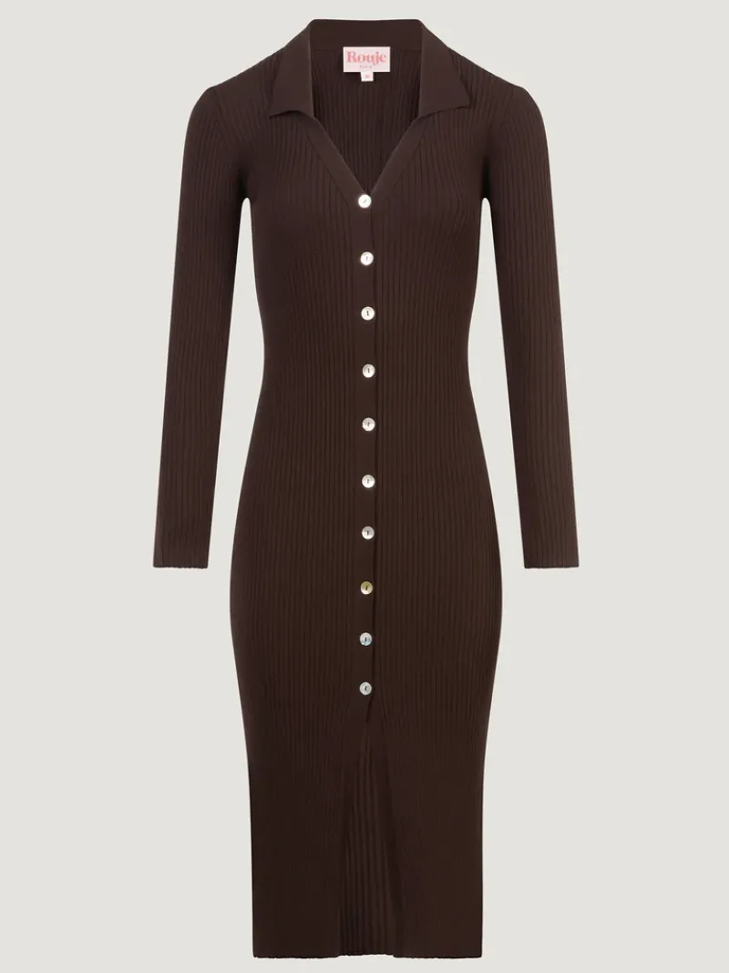 Rouje Robe AURE UniMarron Clearance