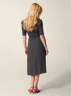 Rouje Robe GABIN PoisCarmenNoir Best Sale