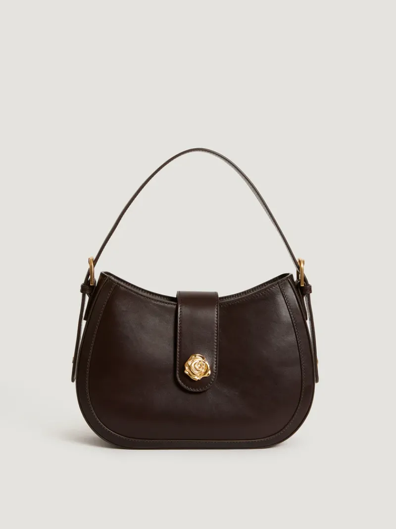 Rouje Sac ALLURE CuirChocolat Discount