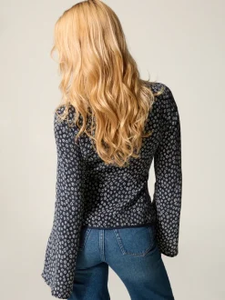 Rouje Top TEODORA BLEUETMARINE Cheap