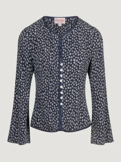 Rouje Top TEODORA BLEUETMARINE Cheap