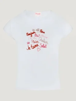 Rouje T-Shirt FERGUS BONJOURPARISBLANC Clearance