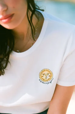 Rouje T-shirt TIMEO Soleil SoleilÉcru Hot