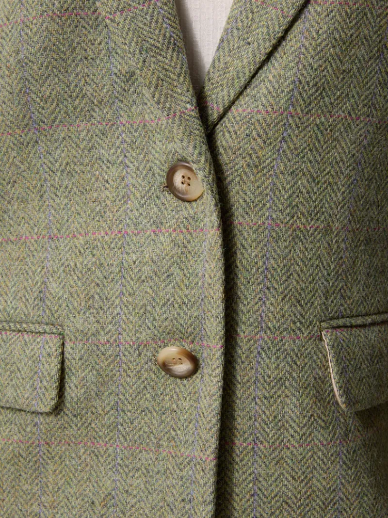 Rouje Veste JACQUES ChevronCarreauxMenthe Cheap