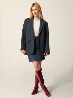 Rouje Veste JACQUES RayéBleu Outlet
